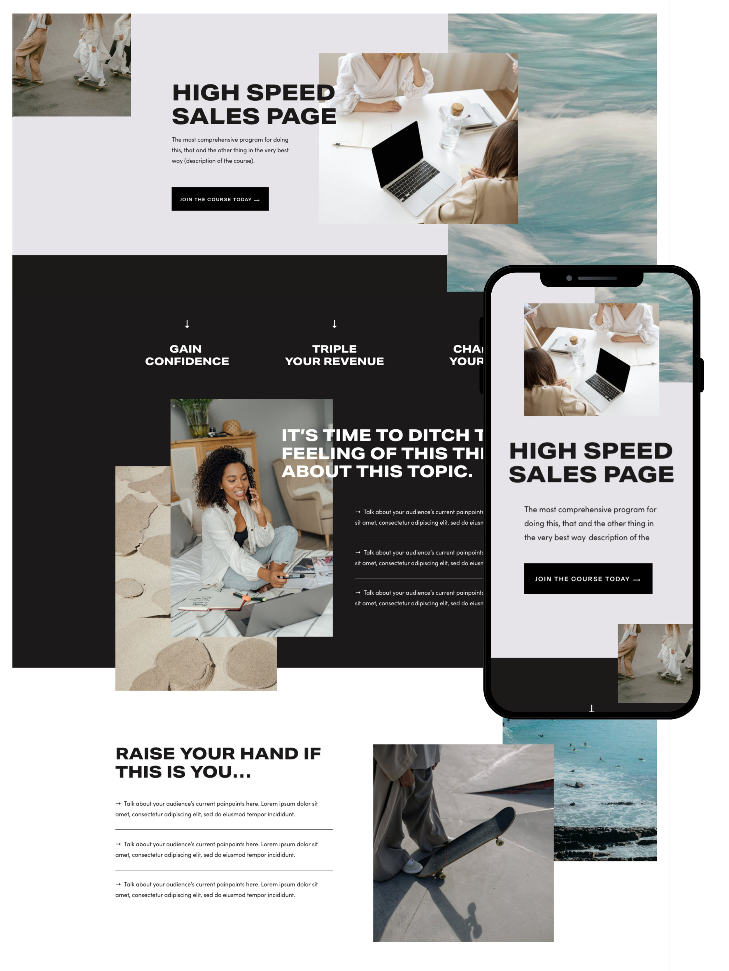 Sales Page Design | Elite Launch Design - Create in Fort Worth ,TX for Higher Conversions