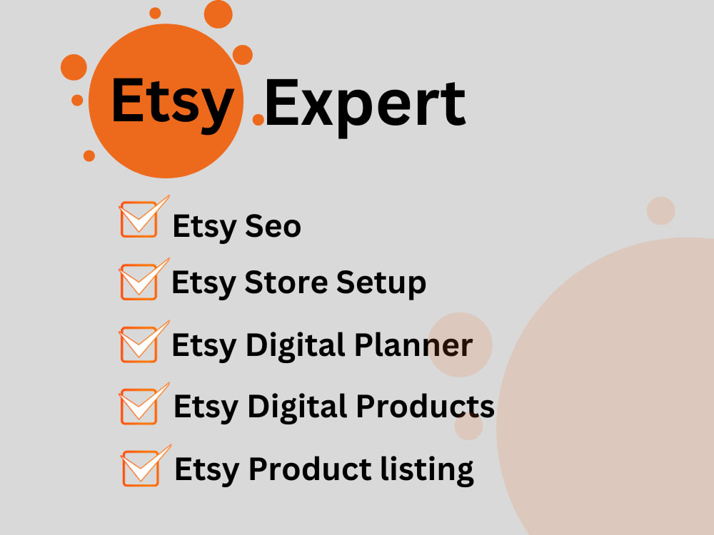 Etsy Shop Setup Service | Branding, SEO, Banner Design, Product Listings in Fort Worth ,TX