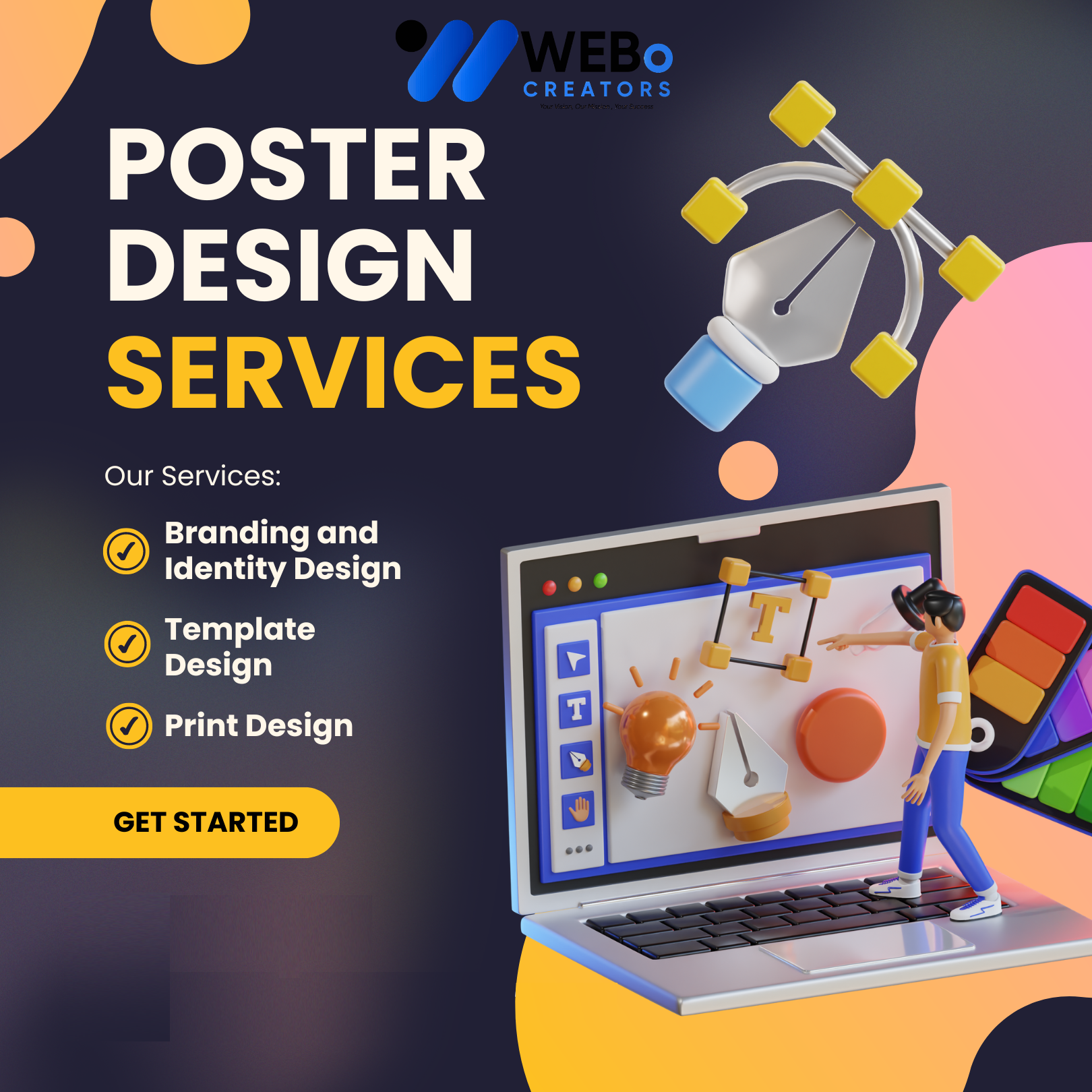 Poster Design Service | Get Powerful Advertising Poster in Fort Worth ,TX for Business and Events